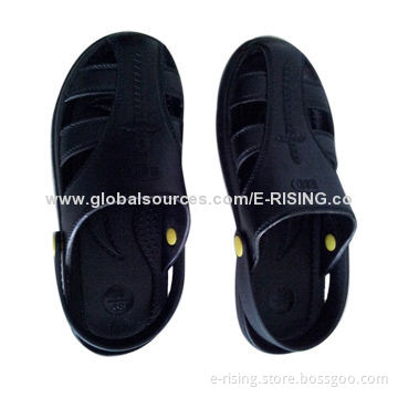 Anti-slip ESD SPU Shoes with Reversible Rear Strap